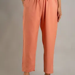 DORIYA Women Pink Knitted Palazzos-picture-30