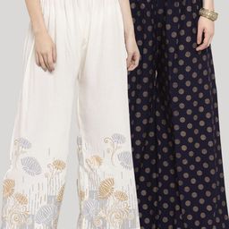 Clora Creation Women Set of 2 Multi Palazzos-image-73