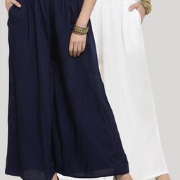 Clora Creation Women Set of 2 Multi Palazzos-image-66