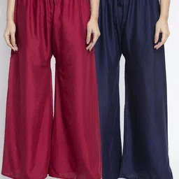 GRACIT Women 2 Ethnic Palazzos-image-98