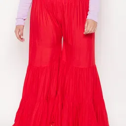 CLORA CREATION PLUS Women Flared Palazzos-image-33
