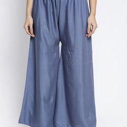 GRACIT Women Grey Ethnic Palazzos-image-71