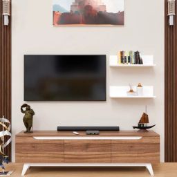 mintwud from pepperfry D3+D4 Tv Console In Noce Lyone And White Colour-picture-39