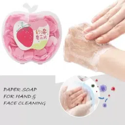 Soft Bath For travel using soap Apples shape box for Children-9