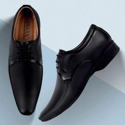 Men & Boys stylish attractive comfortable black formal shoe Derby For Men-image-70