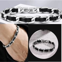 Metal Silver Bracelet-image-8