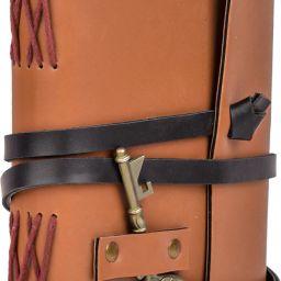nizam handicraft Leather Journal With Key Tie Closer 7x5 inch 200 Pages Regular Diary Single Rule 200 Pages image 3