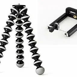 LESNER Gorilla Tripod/Mini Tripod for Mobile Phone with Phone Mount | Flexible Monopod, Tripod, Tripod Ball Head-10