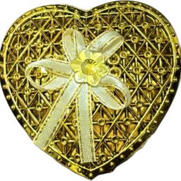Golden Heartin Gift Box| Mini Decorative Storage For Return Gift,Wedding,Pooja| Storage Box-26