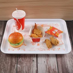 hospitality Paulsons White Acrylic Rectangular Serving Tray Size:12"x10" Tray image 3