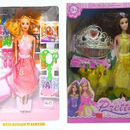 Fashion Doll Pretty Girl With Accessories AND SHINE DOLL SPECIAL SHOES SET OUTFITS FOR 12 DOLL (Multicolor)-picture-31
