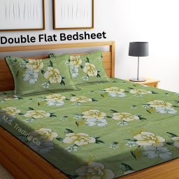 250 TC Microfiber Double Printed Flat Bedsheet-image-58