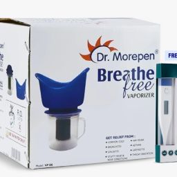 Dr. Morepen Breathe Steamer For Cold with FREE Digital Thermometer Vaporizer-42
