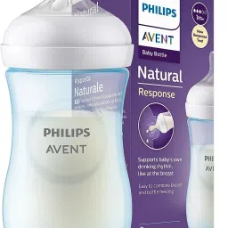 Natural Response Baby Bottle SCY903/21 | 1m+ age | Blue | BPA free - 260 ml-image-82