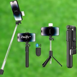 Sharp beak By ZmiZc R1s Bluetooth. Selfie Sticks with Remote and Selfie Light, 3-in-1 Multifunctional Selfie Stick Tripod Stand Mobile Stand Bluetooth Selfie Stick-image-37