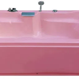 Elegant 6 Ft Acrylic Bathtub with Front Panel and Filler System - Pink Free-standing Bathtub-image-109