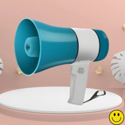 Handheld Megaphone with Siren, Microphone & Rechargeable for Outdoor EventsA373 Megaphone Portable Megaphone Siren Loudspeaker Function &Long Battery BackupA373 Outdoor PA System-image-78