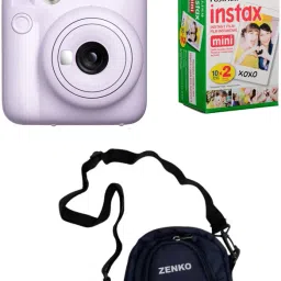 FUJIFILM Instax mini 12 Lilac Purple with 10x2 Film and pouch Instant Camera-picture-2
