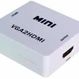 BALRAMA Mini VGA to HDMI Converter Adapter, Compatible for Laptop, Desktop, Computer. USB Adapter image 3