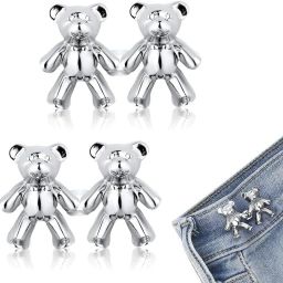 Tightener Clips for Perfectly Fitting Jeans and Skirts, Adjustable Buttons Metal Buttons-13