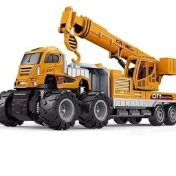 Construction Crane Toys with Friction Powered Miniature Car Vehicle Toy for Kids-16