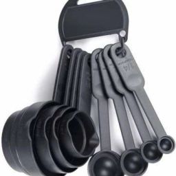 8 Piece Measuring Cup & Spoon Set - Multi Purpose Kitchen Tool Plastic Measuring Spoon Set (Pack of 8) Plastic Cutlery Set (Pack of 1) Plastic Cutlery Set-3