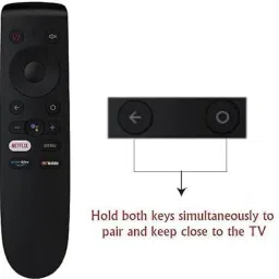 QIBOX google voice command remote with netflix button OnePlus Q, U, Y1S & Y1S EDGE TV Remote Controller image 2