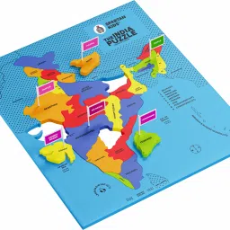 Indian States Puzzle Game with Capital-19