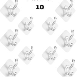 Self Adhesive Sticker Hanger Plastic Wall Hanging Hook Without Drilling Hook 10-image-56