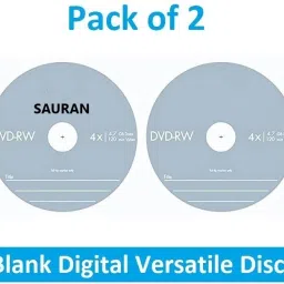 Sauran DVD Rewritable Pack of 2 Blank Digital Versatile Disc DVD 4.7 GB-31