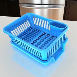 Dish Drainer Kitchen Rack Multipurpose kitchen rack for househlod-1 Plastic-image-98