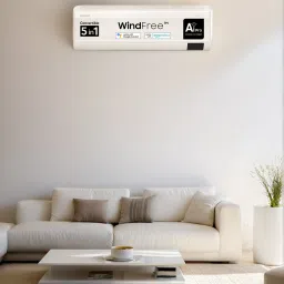samsung Convertible 5-in-1 Cooling 2024 Model 1.5 Ton 3 Star Split Inverter WindFree Technology AC with Wi-fi Connect- White image 3