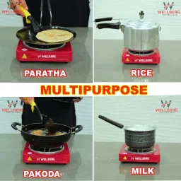 wellberg 1000 W Induction Cooktop Jog Dial image 3