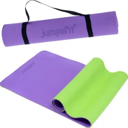100%EVA Yoga Mat Eco Friendly Mat Exercise & Gym Mat With Yoga Strap Multicolor 6 mm Yoga Mat-image-13