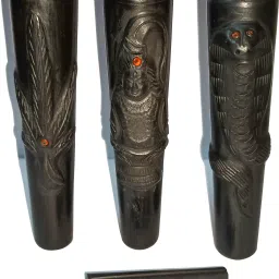 Best Smoking chillum pipe Black Terracotta Surahi-image-31