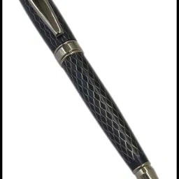 Executive Black Metal Body Ball Pen With Designer Gunmetal Trims Best Gift Ball Pen-image-50
