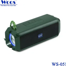 WOOS Wireless Audio Home Portable Subwoofer With Small Speaker With Light Card 10 W Bluetooth Speaker image 3