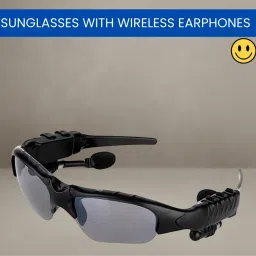 Frony Bluetooth Sunglasses With Wireless Earphones Attached & Stereo Sound FeatureW500-image-62