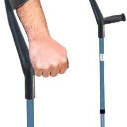 Adjustable MS Walking Crutches & Elbow Sticks for Walking Supports Walking Stick-image-12