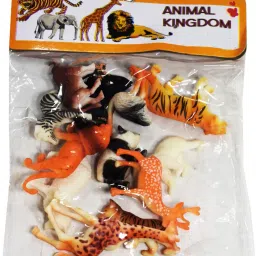 Mini Jungle Animal Toys Figure Playing Set for Kids(multicolor) PQ-image-87