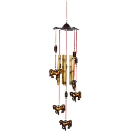 Horse Wind Chimes Sound for Home Décor,Wall Hanging,Gift,Soundbells Aluminium Windchime-image-7