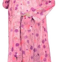 Floral Print, Solid Women Raincoat-image-28