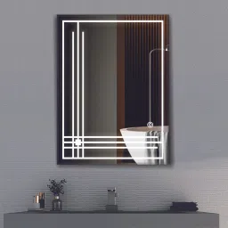 Led Mirror with Light Bathroom Wall Decor Makeup Room 18x24 Inch LT45 Bathroom Mirror-image-18