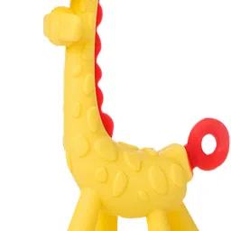 dakos Teether,soother for new born Giraffe Shaped,Yellow Teether image 5