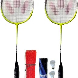 2000 Aluminum Body Light Weight Badminton Racket Badminton Kit-22