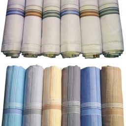 Roop GENTS COTTON HANKY ["MULTICOLOUR +WHITE"] Handkerchief-image-28