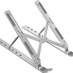 NUCLETRIC Aluminum 6 Adjustable Foldable Portable Laptop Stand Desktop Tablet Stand Laptop Stand-image-18