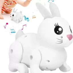 Jumping Hopping Electronic Interactive Rabbit Toy for Kids(Multicolor)-22