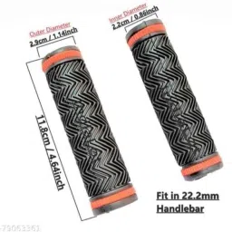 pica HANDLE GRIP WITH BREAK DISK+FOOT REST Bicycle Handle Grip image 2