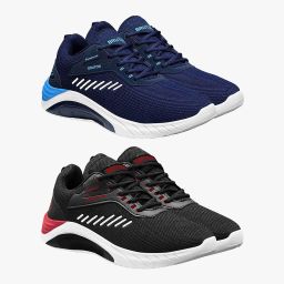 Combo Pack Of 2 Trendy & Stylish Casual Shoes Sneakers For Men-image-105